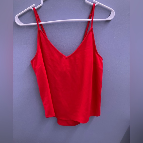 Forever 21 Tops - Forever 21 Dressy Red Tank with Back Bow